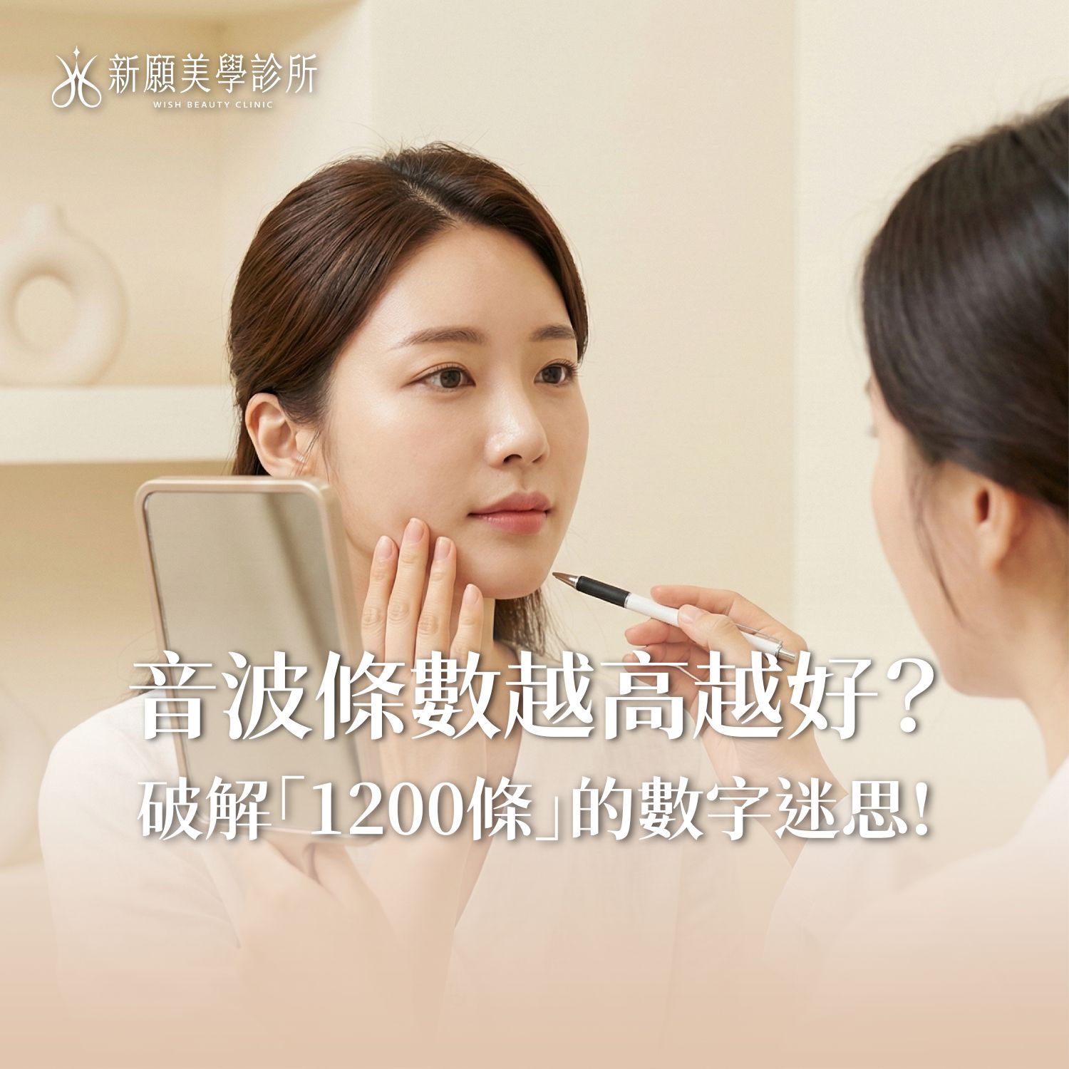 全臉音波要打幾條？破解1200條迷思！醫師揭密「發數覆蓋率」